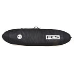 FCS Travel 1 Long Board Boardbag-Black/Grey