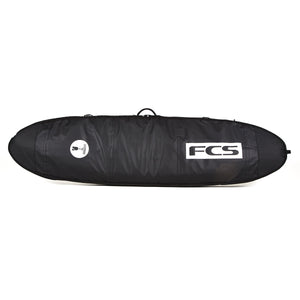 FCS Travel 1 Long Board Boardbag-Black/Grey