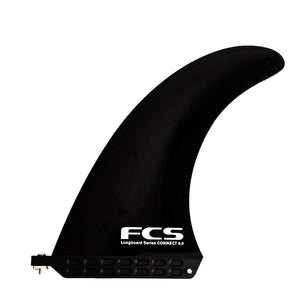 FCS Connect Screw & Plate GF Single Fin-Black-9"