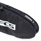FCS Travel 1 Long Board Boardbag-Black/Grey