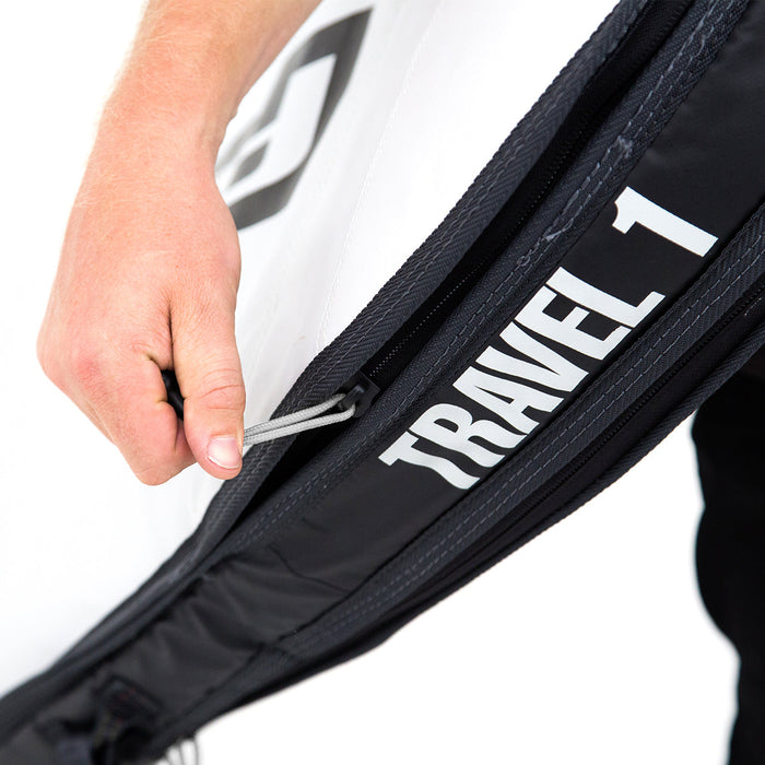 FCS Travel 1 Long Board Boardbag-Black/Grey