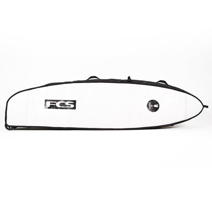 FCS Travel 3 Wheelie Fun Board Bag-Black/Grey-7'0"