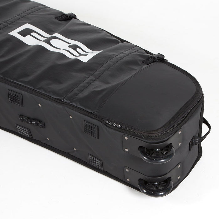 FCS Travel 3 Wheelie Fun Board Bag-Black/Grey-7'0"