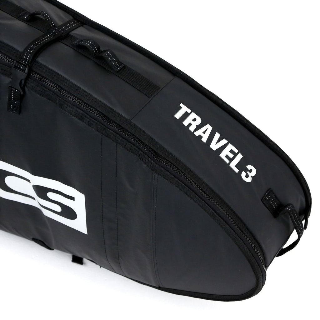 FCS Travel 3 All Purpose Boardbag-Black/Grey