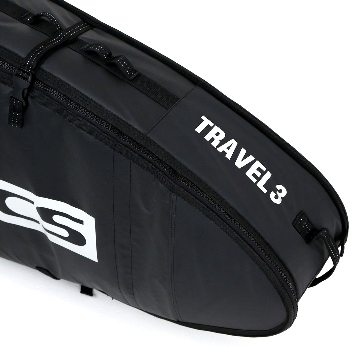 FCS Travel 3 All Purpose Boardbag-Black/Grey