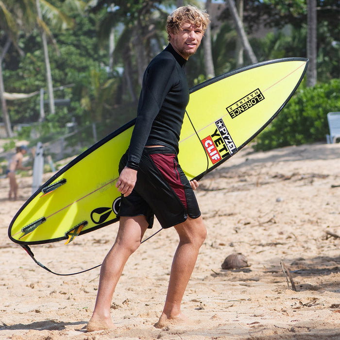 Florence Marine X Block Boardshorts-Black Red