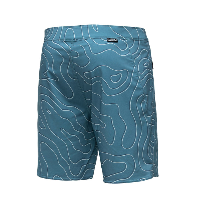 Florence Marine X Isobar Boardshorts-Steel Blue