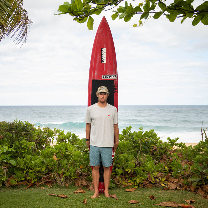 Florence Marine X Isobar Boardshorts-Steel Blue