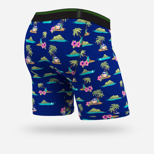 BN3TH Classic Print Boxer Brief-Aloha Navy