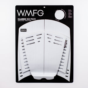 WMFG Classic 3.0 Six Pack Grooved Traction Pad-White