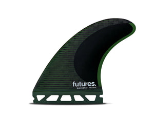 Futures F8 Blackstix Tri Fin Set-Green-Large
