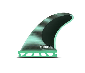 Futures F4 Blackstix Tri Fin Set-Green-Small
