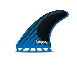 Futures R6 Blackstix Tri Fin Set-Blue-Medium