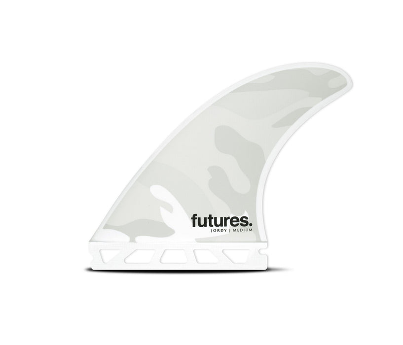 Futures Jordy Honeycomb Tri Fin Set-White Camo-Medium