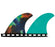 Futures Mayhem Evil Quad Fin Set-Rainbow-Medium