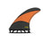 Futures AM2 Techflex Tri Fin Set-Black/Orange-Large