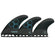 Futures AM1 Techflex Tri/Quad Fin Set-Black/Blue-Medium