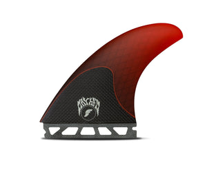 Futures Mayhem 3.0 Honeycomb Tri Fin Set-Red-Large