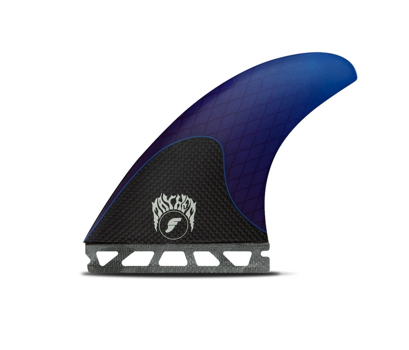 Futures Mayhem 3.0 Honeycomb Tri Fin Set-Blue-Medium