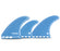 Futures Twiggy Step Up Tri/Quad Fin Set-Royal/Blue-Large