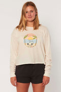 Sisstr Melted Sunset L/S Tee-Vintage White