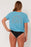 Sisstr Wake Me For Waves Crop Tee-Ocean
