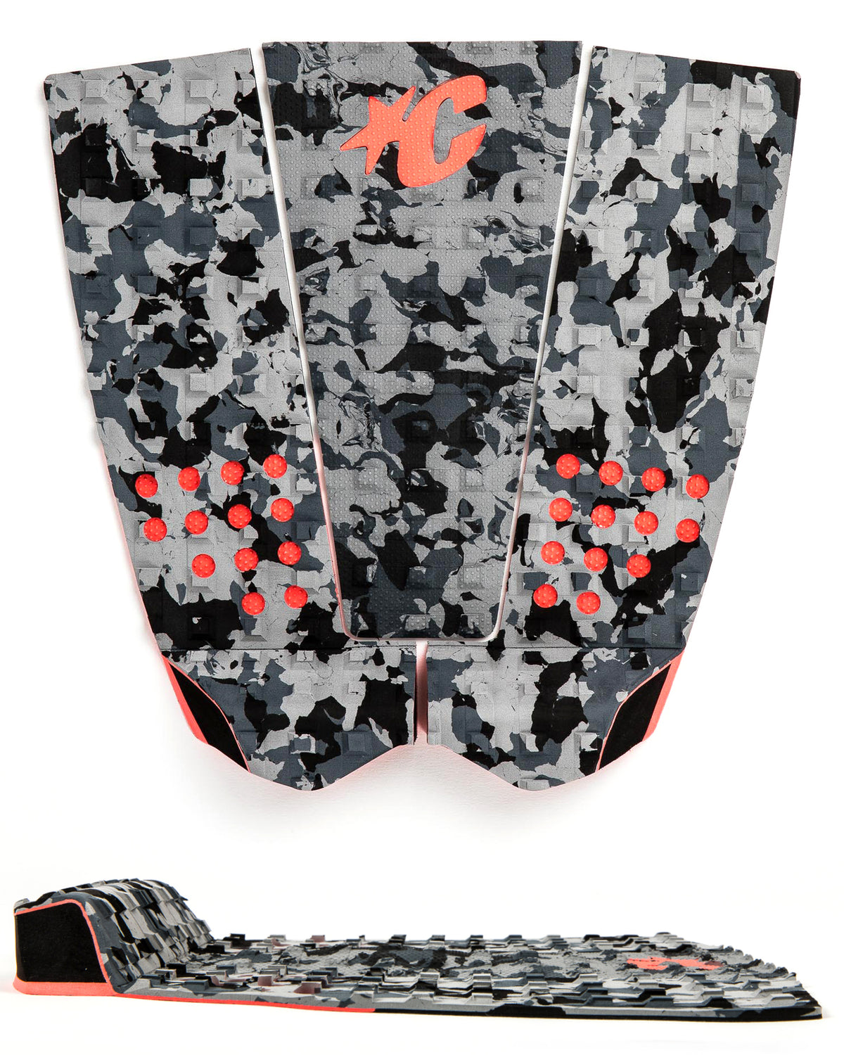 Creatures Italo Ferreira Lite Traction Pad-Char Camo Fluro Red