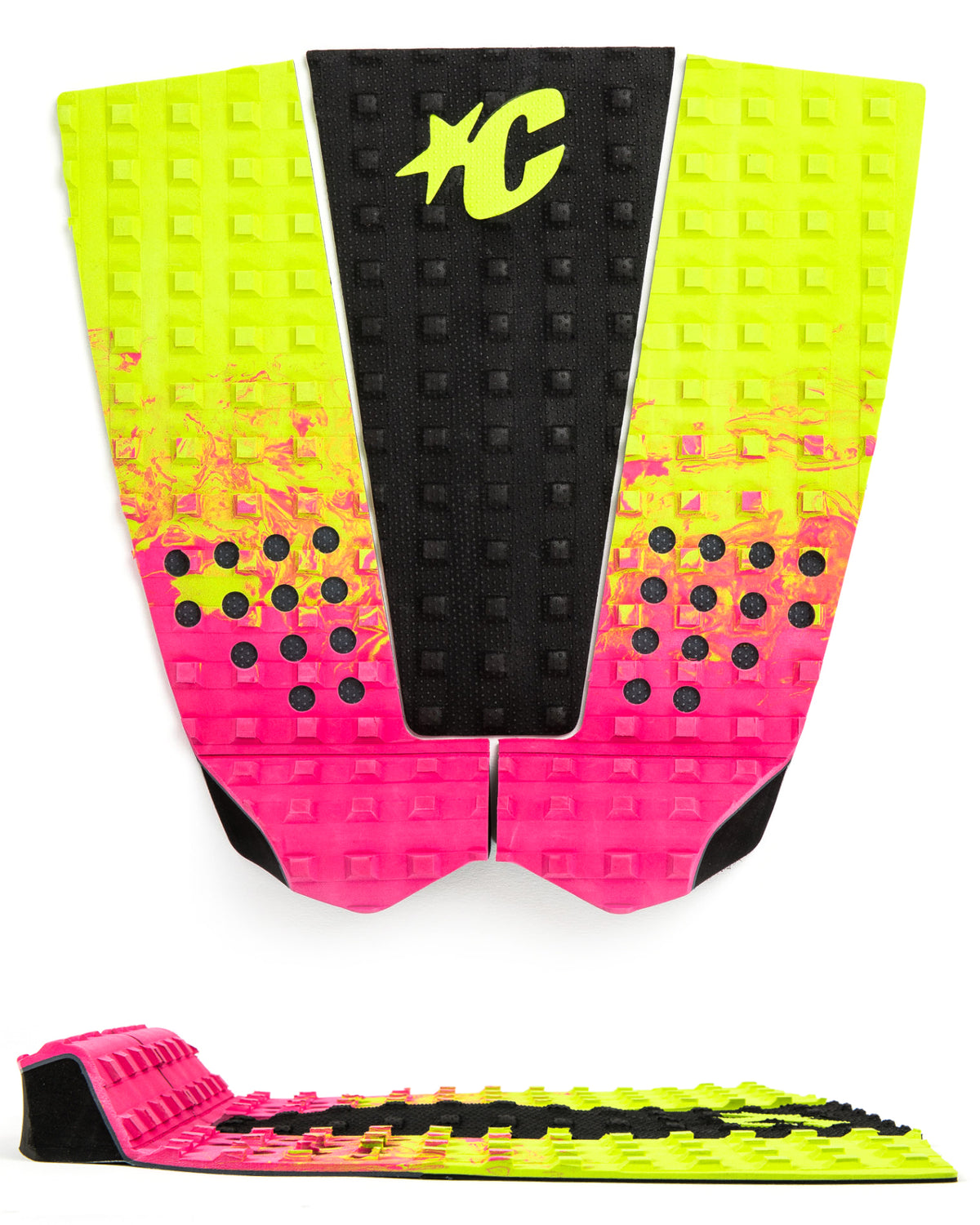 Creatures Italo Ferreira Lite Traction Pad-Pink Fade Lime Black