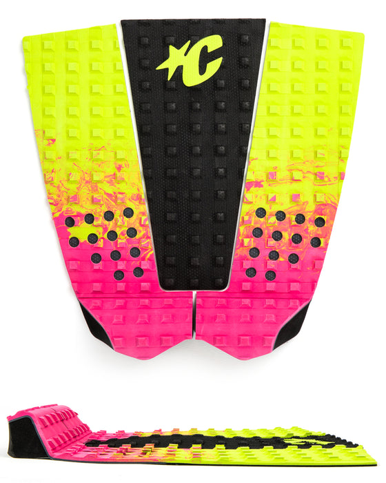 Creatures Italo Ferreira Lite Traction Pad-Pink Fade Lime Black