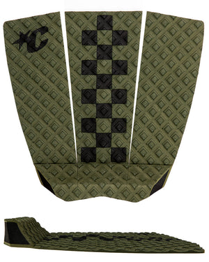 Creatures Jack Freestone Lite Traction Pad-Dark Olive Black Chex