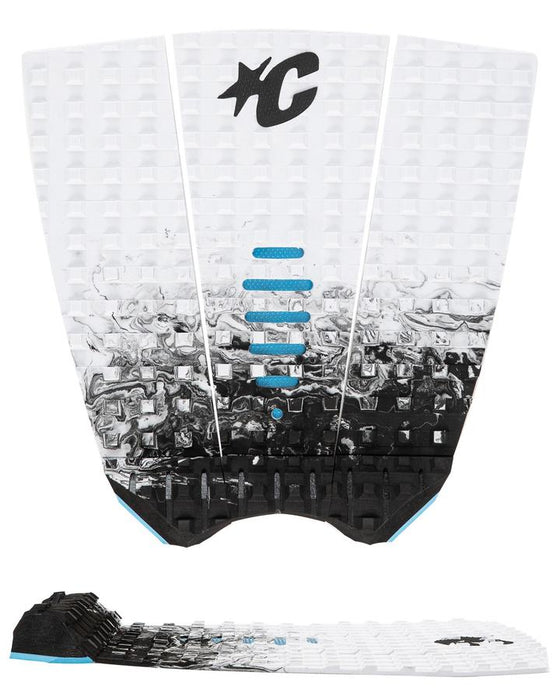 Creatures Mick Fanning Traction Pad-White Fade Black