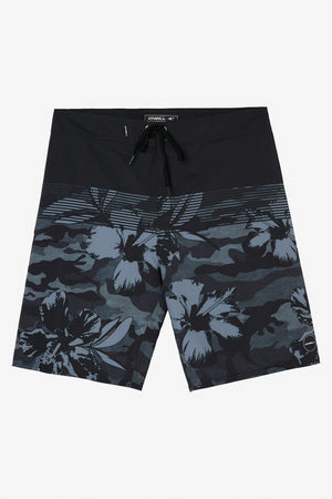 O'Neill Hyperfreak Boardshorts-Black Camo