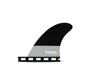 Futures Pivot Honeycomb Quad Rear Fin Set-Black-Medium