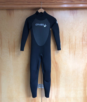 USED O'Neill Youth Epic 3/2 BZ Wetsuit-Blk-12 Like New