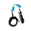 Kaohi Double Coil Ankle Leash-Blue-6' x 5.5mm