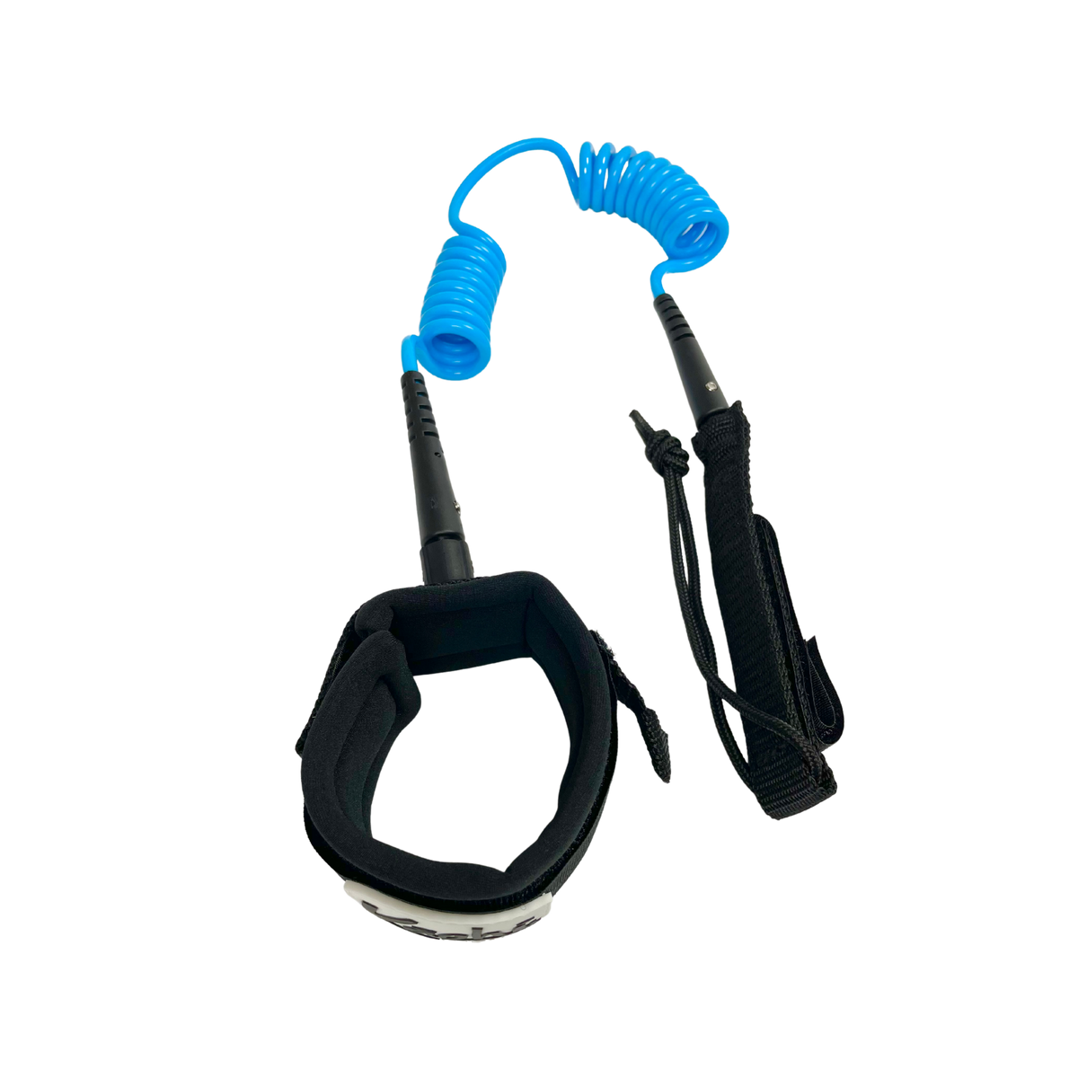 Kaohi Double Coil Ankle Leash-Blue-6' x 5.5mm