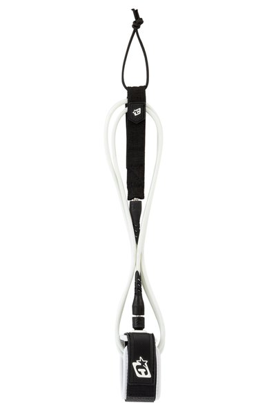 Creatures Comp Leash-6' x 1/4"-White/Black
