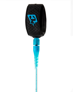 Creatures Pro Leash-Cyan Speckle Black-6'0"