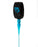 Creatures Comp Leash-Cyan Speckle Black-6'0"