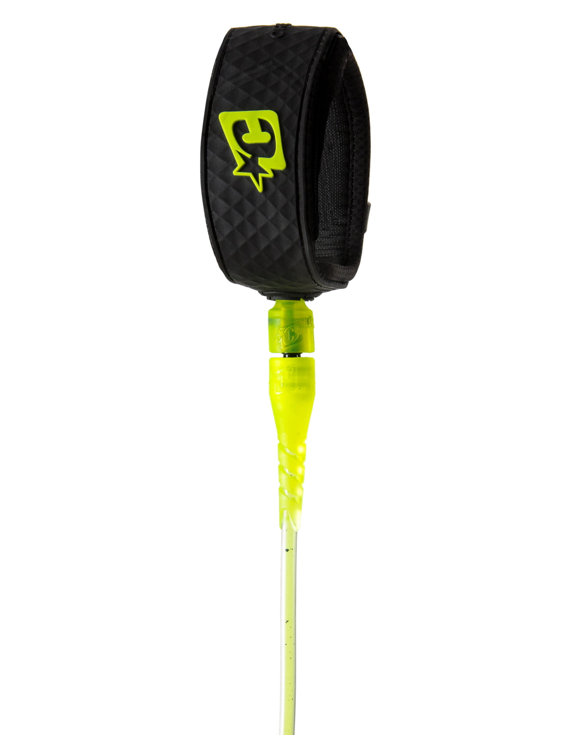 Creatures Pro Leash-Lime Speckle Black-6' x 9/32"