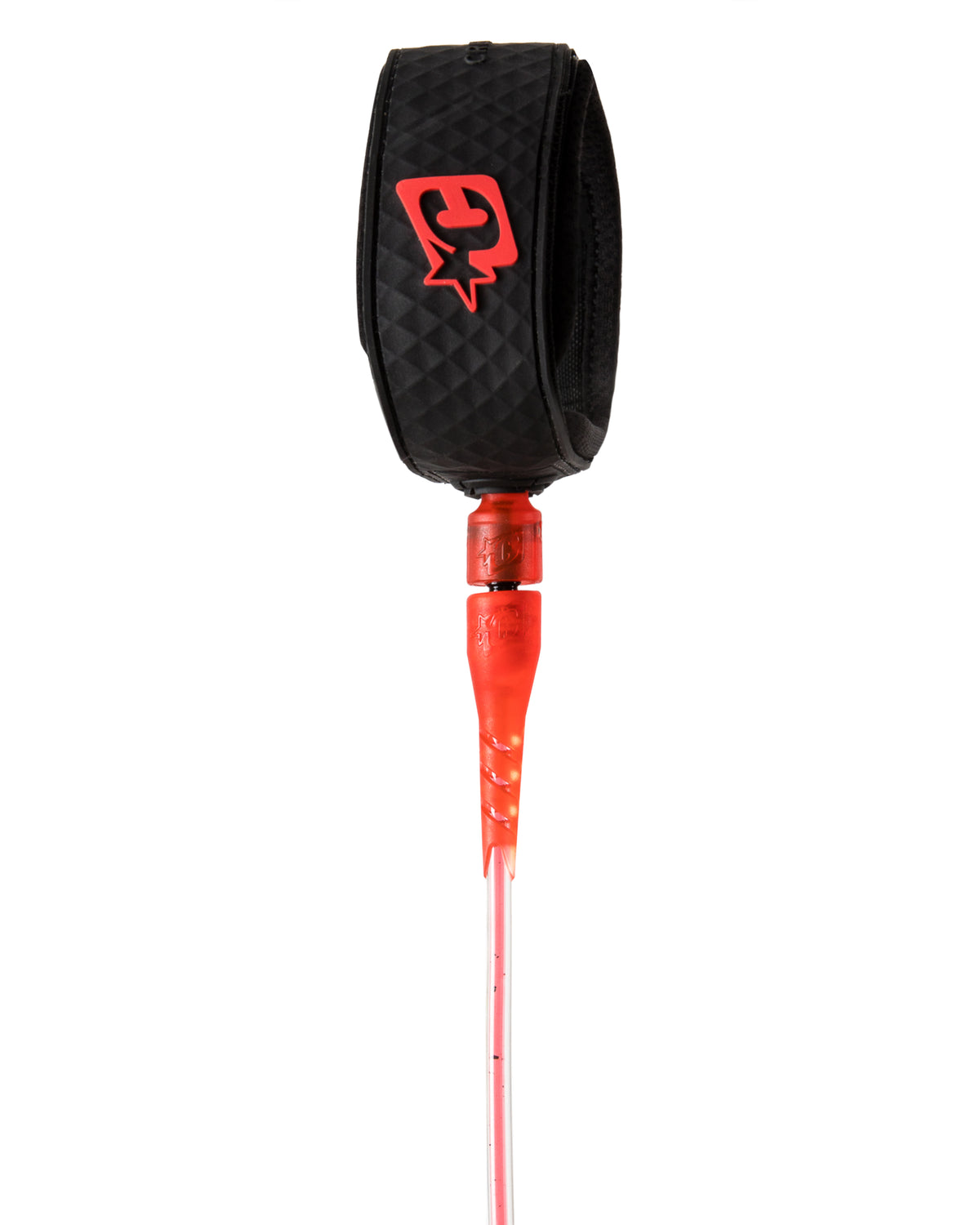 Creatures Pro Leash-Red Speckle Black-6' x 9/32"