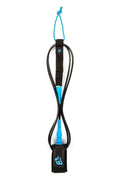 Creatures Comp Leash-6' x 1/4"-Black/Cyan