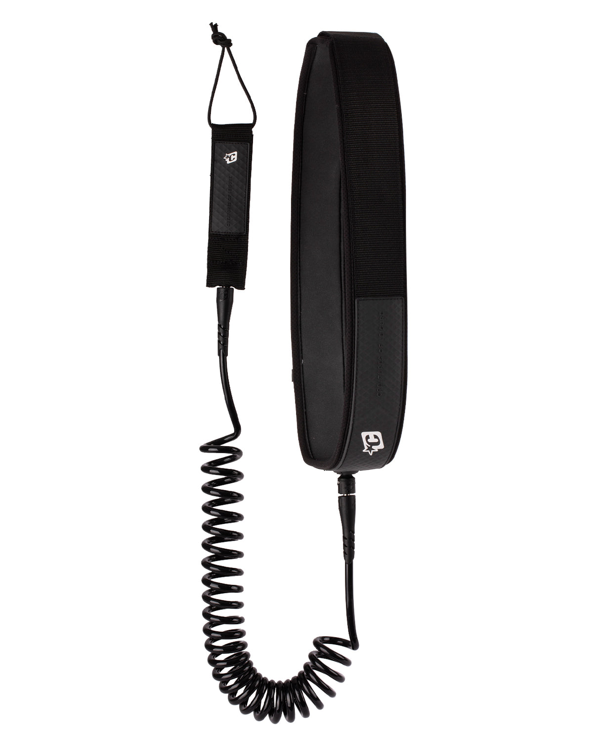 Creatures Reliance Foil Waist Leash-Black-8'0"