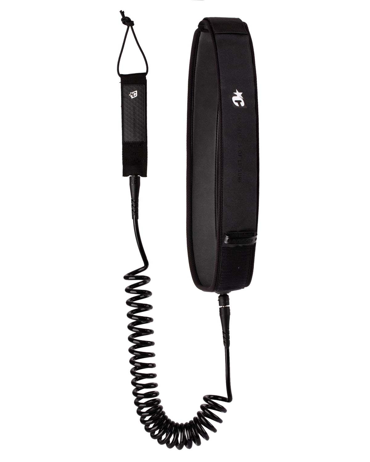 Creatures Reliance Foil Waist Leash-Black-8'0"