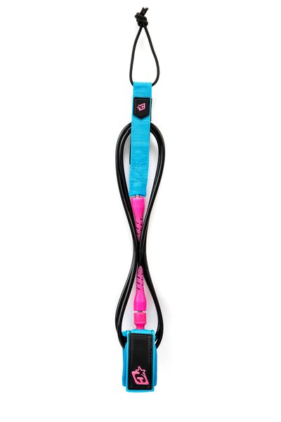 Creatures Grom Lite Leash-5' x 3/16"-Black/Pink