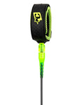 Creatures Grom Lite Leash-Black Lime-5' x 5mm