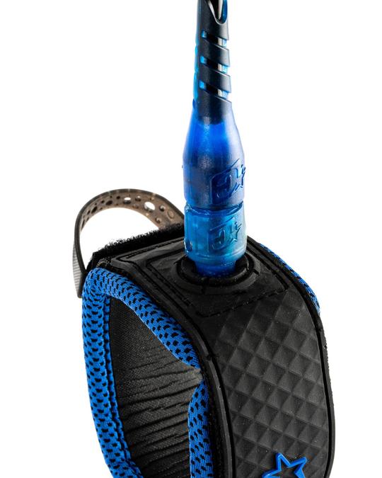 Creatures Longboard Ankle Leash-Black Blue-9' x 9/32"