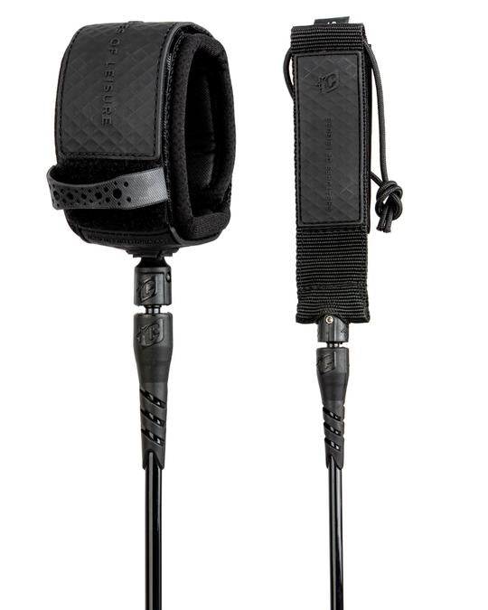 Creatures Reliance Longboard Ankle Leash-Black Black-10'0"