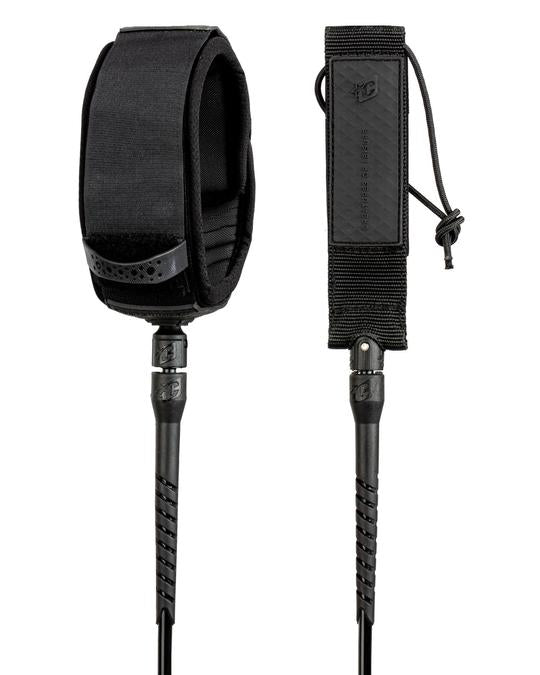 Creatures Longboard Knee Leash-Black Black-10' x 9/32"