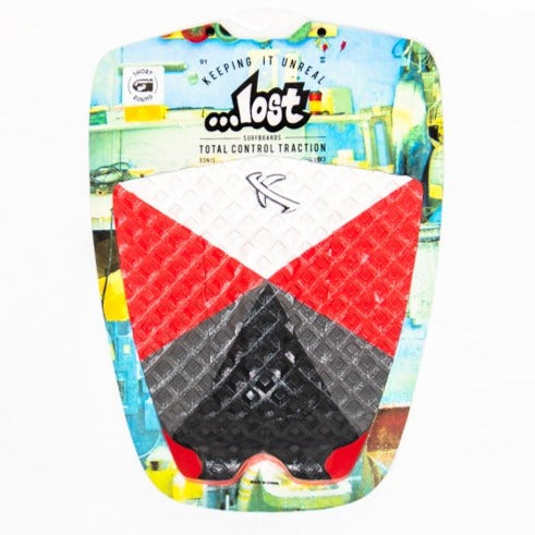 Lost Short Round Traction Pad-Red